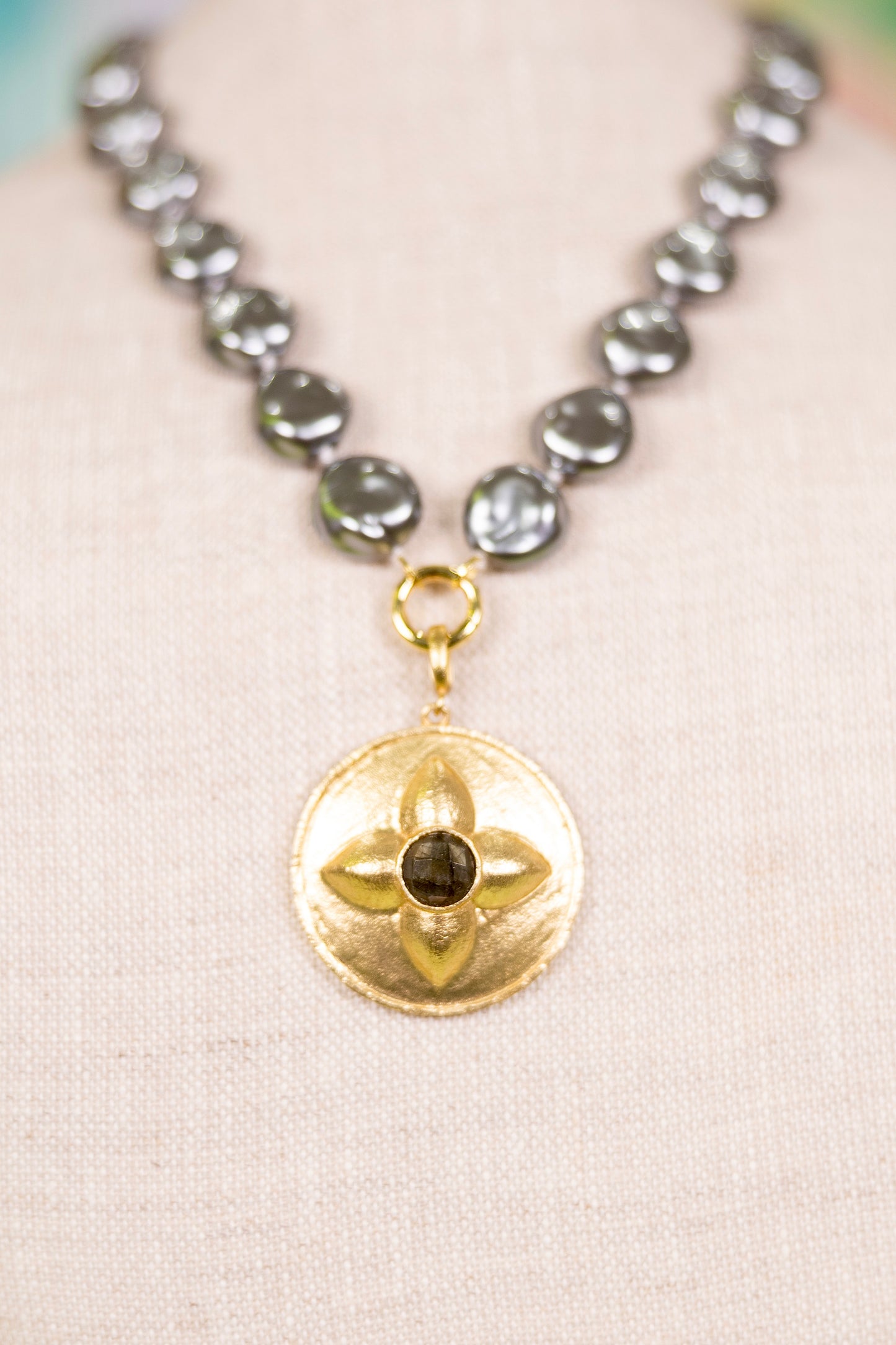 The Sarafina Pendant Necklace-Necklaces-AF Design Group-The Village Shoppe, Women’s Fashion Boutique, Shop Online and In Store - Located in Muscle Shoals, AL.