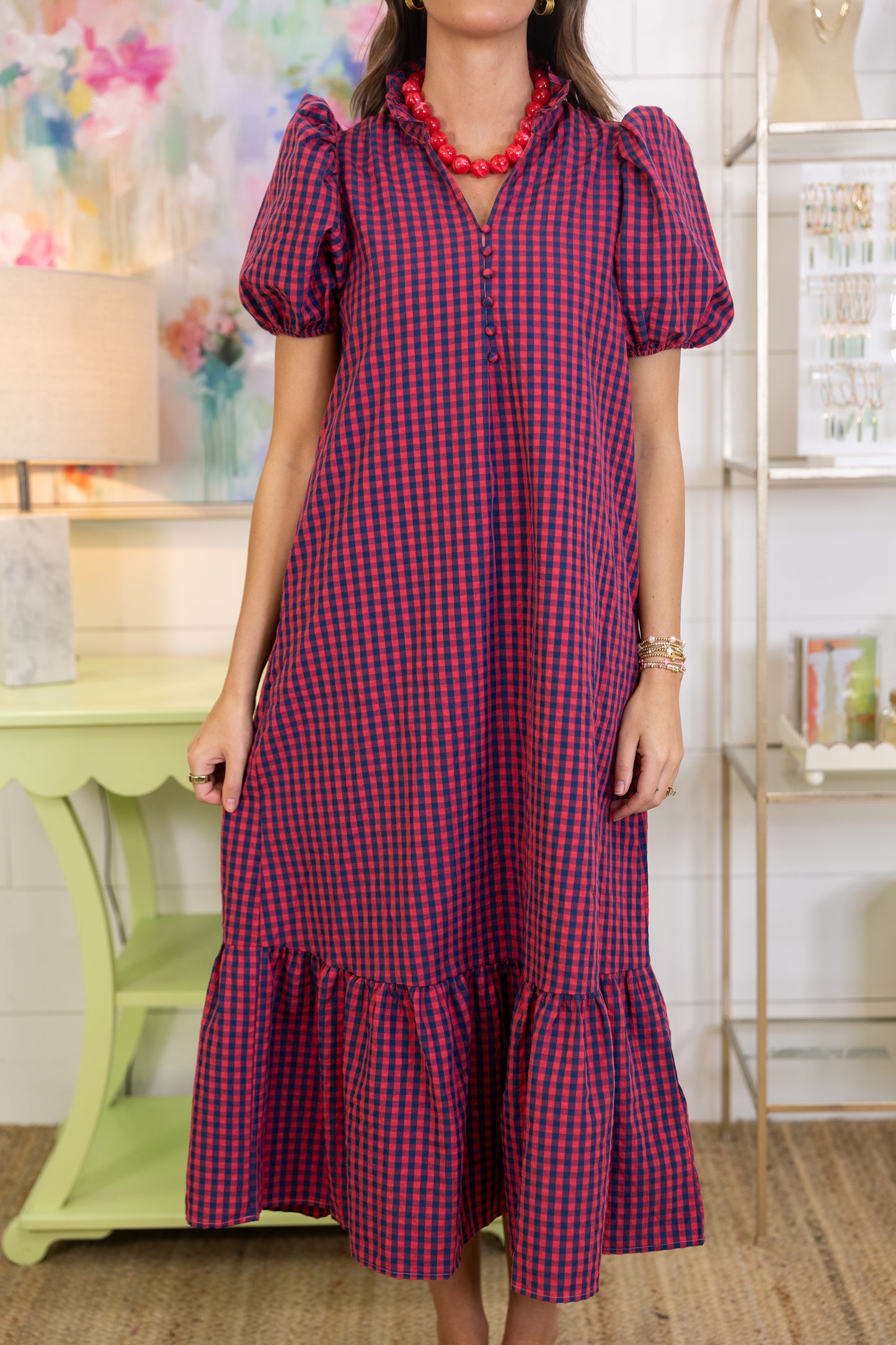 Fresh Squeezed Midi Dress-Midi Dress-Entro-The Village Shoppe, Women’s Fashion Boutique, Shop Online and In Store - Located in Muscle Shoals, AL.