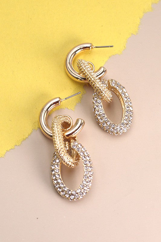 Let's Get Linked Earrings-Earrings-Wall To Wall-The Village Shoppe, Women’s Fashion Boutique, Shop Online and In Store - Located in Muscle Shoals, AL.