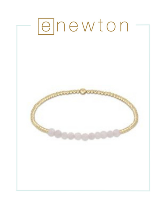 E Newton Gold Bliss 2mm Bead Bracelet - Moonstone-Bracelets-ENEWTON-The Village Shoppe, Women’s Fashion Boutique, Shop Online and In Store - Located in Muscle Shoals, AL.