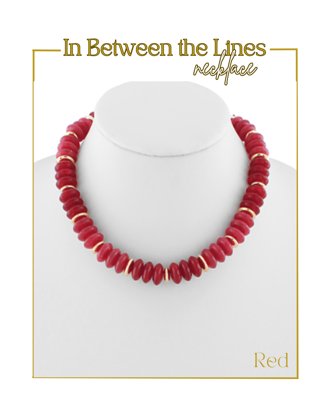 In Between the Lines Necklace-Necklaces-Golden Stella-The Village Shoppe, Women’s Fashion Boutique, Shop Online and In Store - Located in Muscle Shoals, AL.