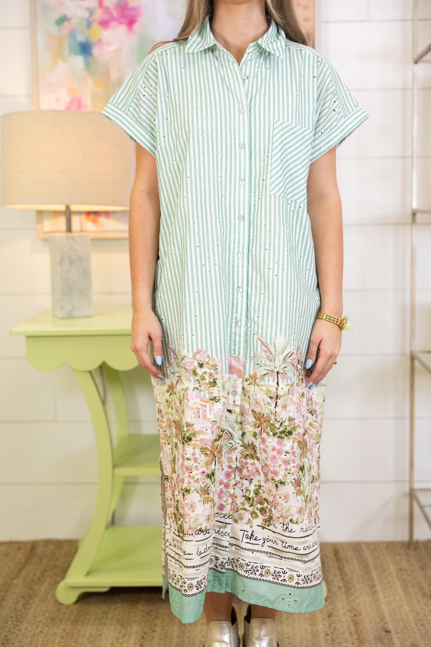 Sandbar Midi Dress-Midi Dress-Entro-The Village Shoppe, Women’s Fashion Boutique, Shop Online and In Store - Located in Muscle Shoals, AL.