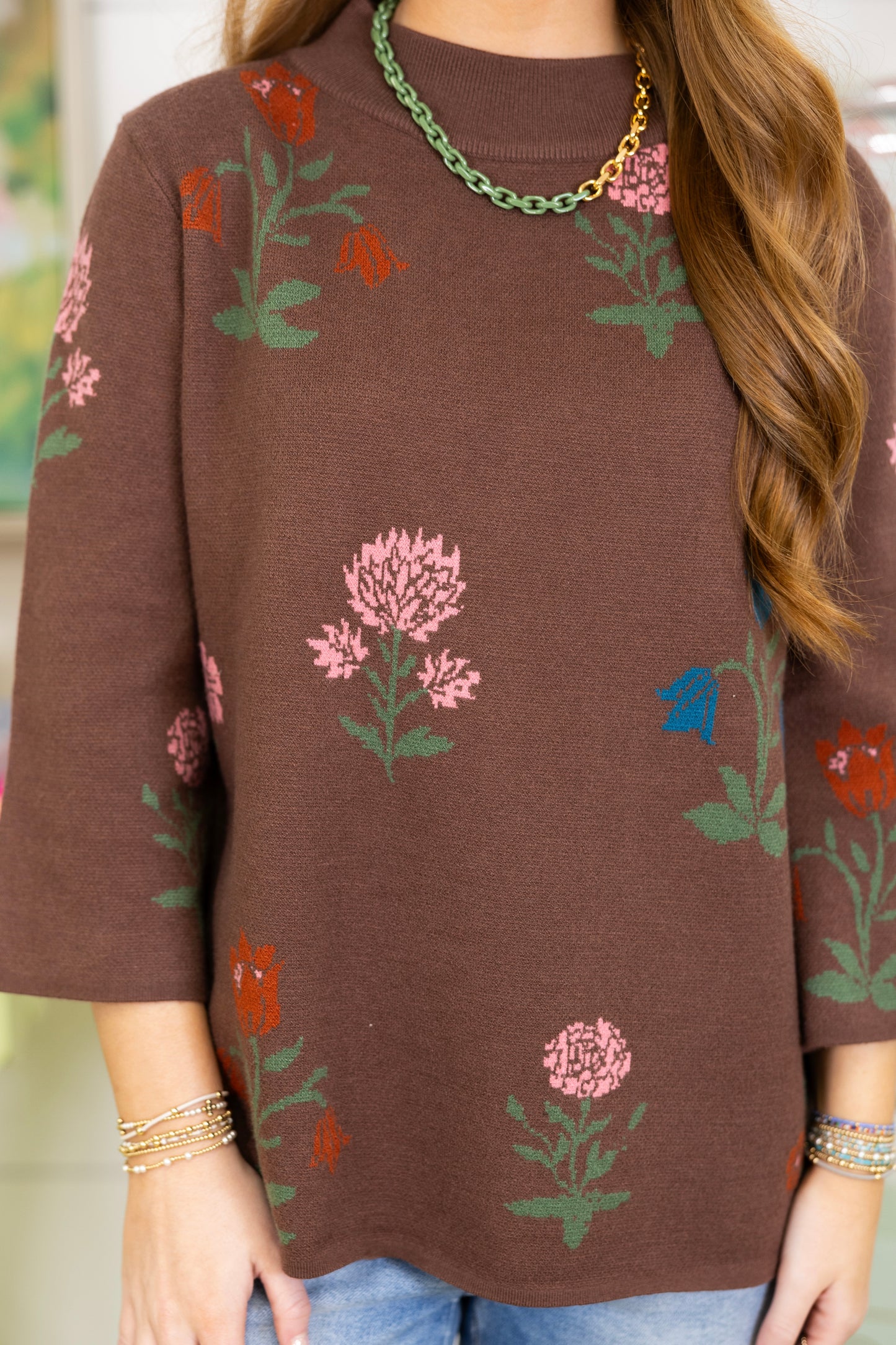 Fall in Bloom Sweater-Sweaters-Umgee-The Village Shoppe, Women’s Fashion Boutique, Shop Online and In Store - Located in Muscle Shoals, AL.