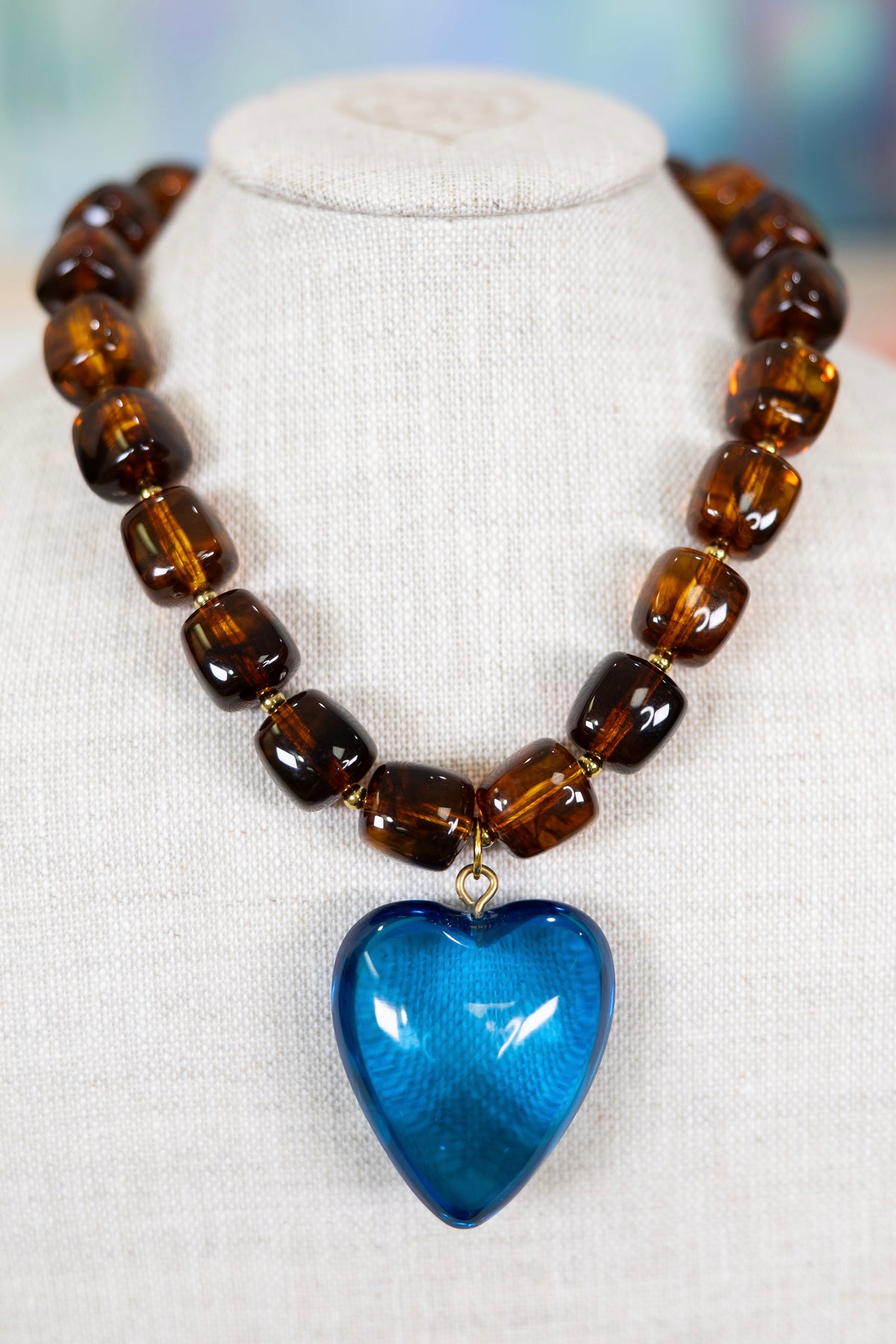 Heart Strings Pendant Necklace - Medium-Necklaces-Hart Designs-The Village Shoppe, Women’s Fashion Boutique, Shop Online and In Store - Located in Muscle Shoals, AL.