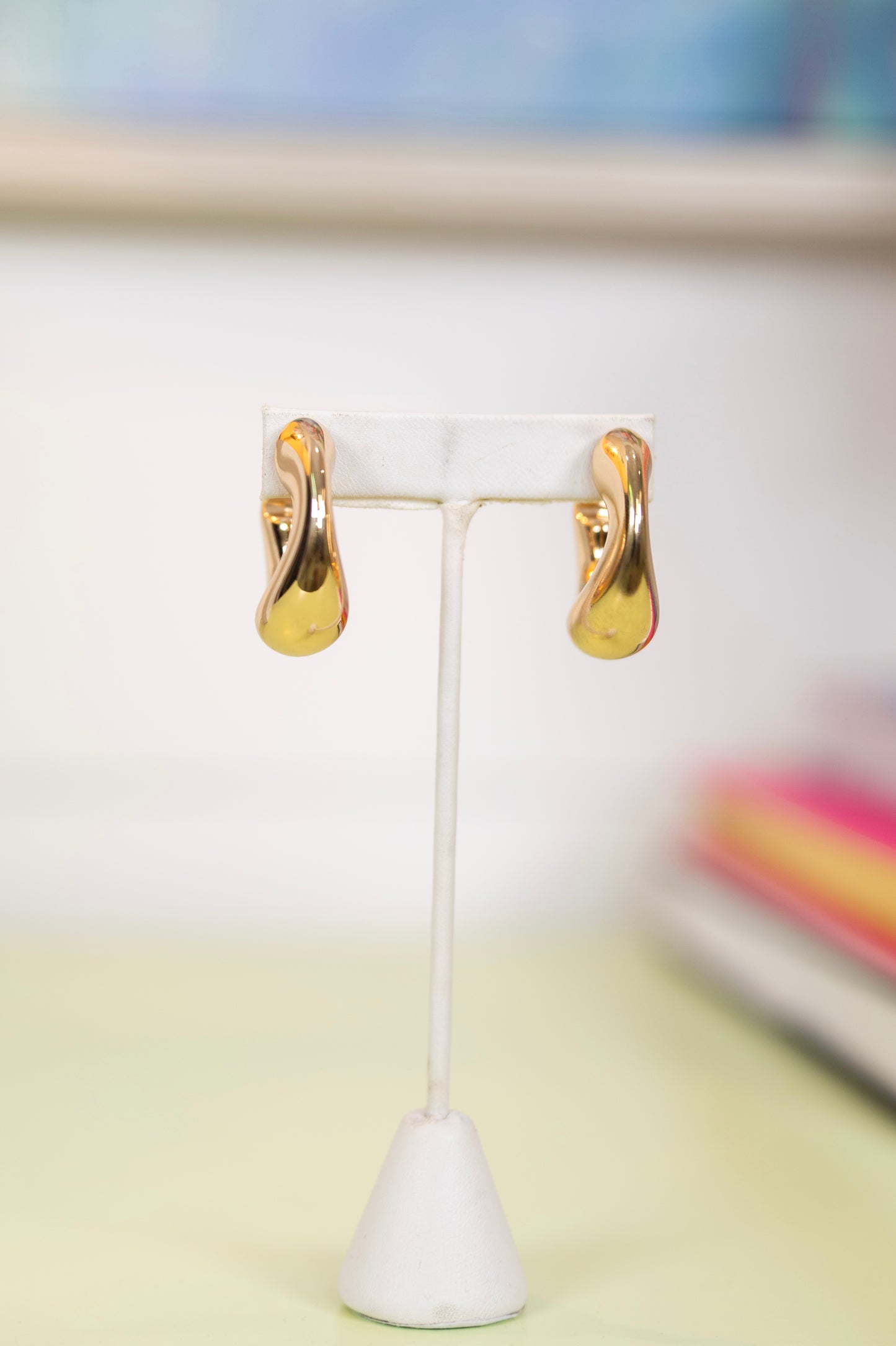 Ride the Wave Hoops-Earrings-Golden Stella-The Village Shoppe, Women’s Fashion Boutique, Shop Online and In Store - Located in Muscle Shoals, AL.