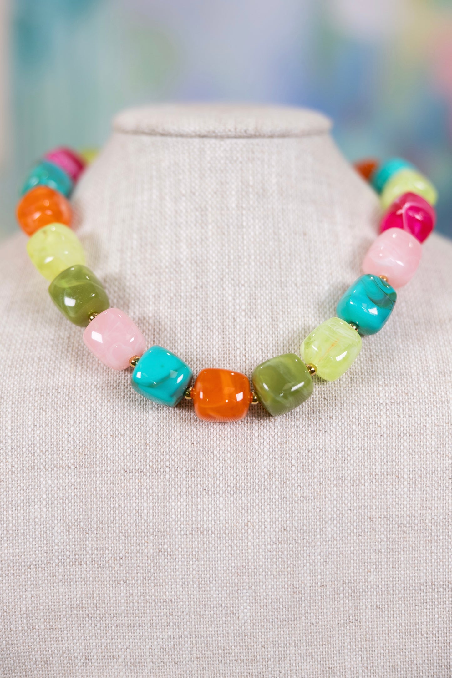 Rock Candy Necklace-Necklaces-Hart Designs-The Village Shoppe, Women’s Fashion Boutique, Shop Online and In Store - Located in Muscle Shoals, AL.