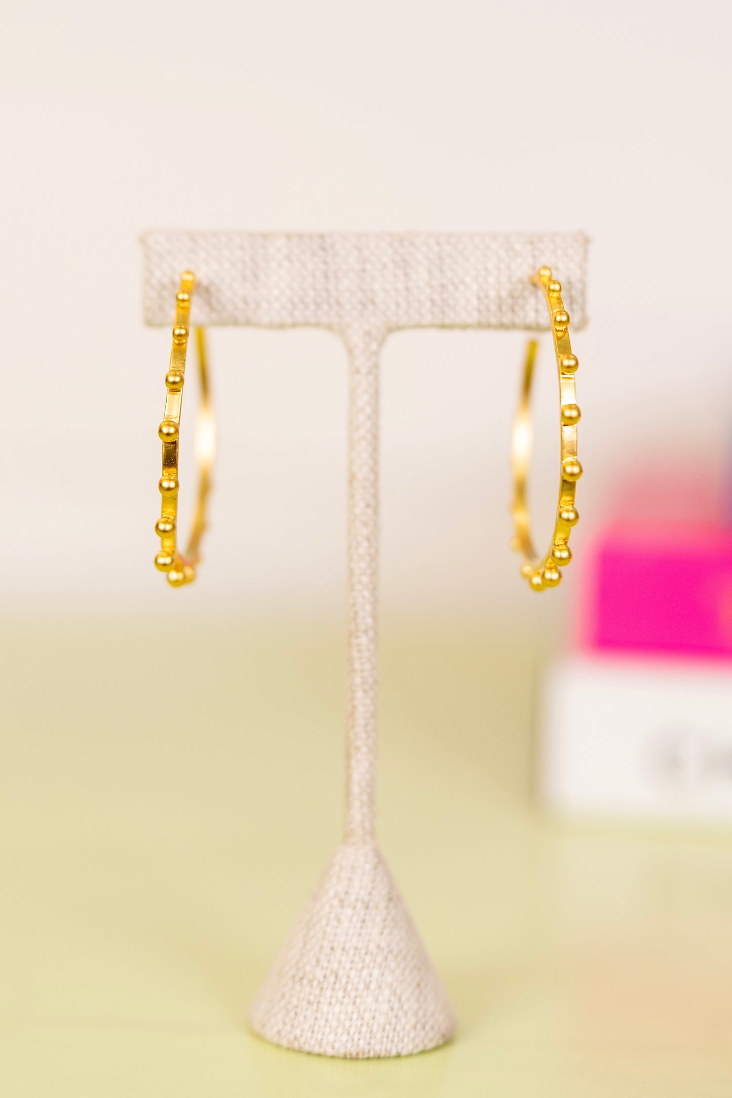 Dotty Darling Hoops-Earrings-Virtue-The Village Shoppe, Women’s Fashion Boutique, Shop Online and In Store - Located in Muscle Shoals, AL.