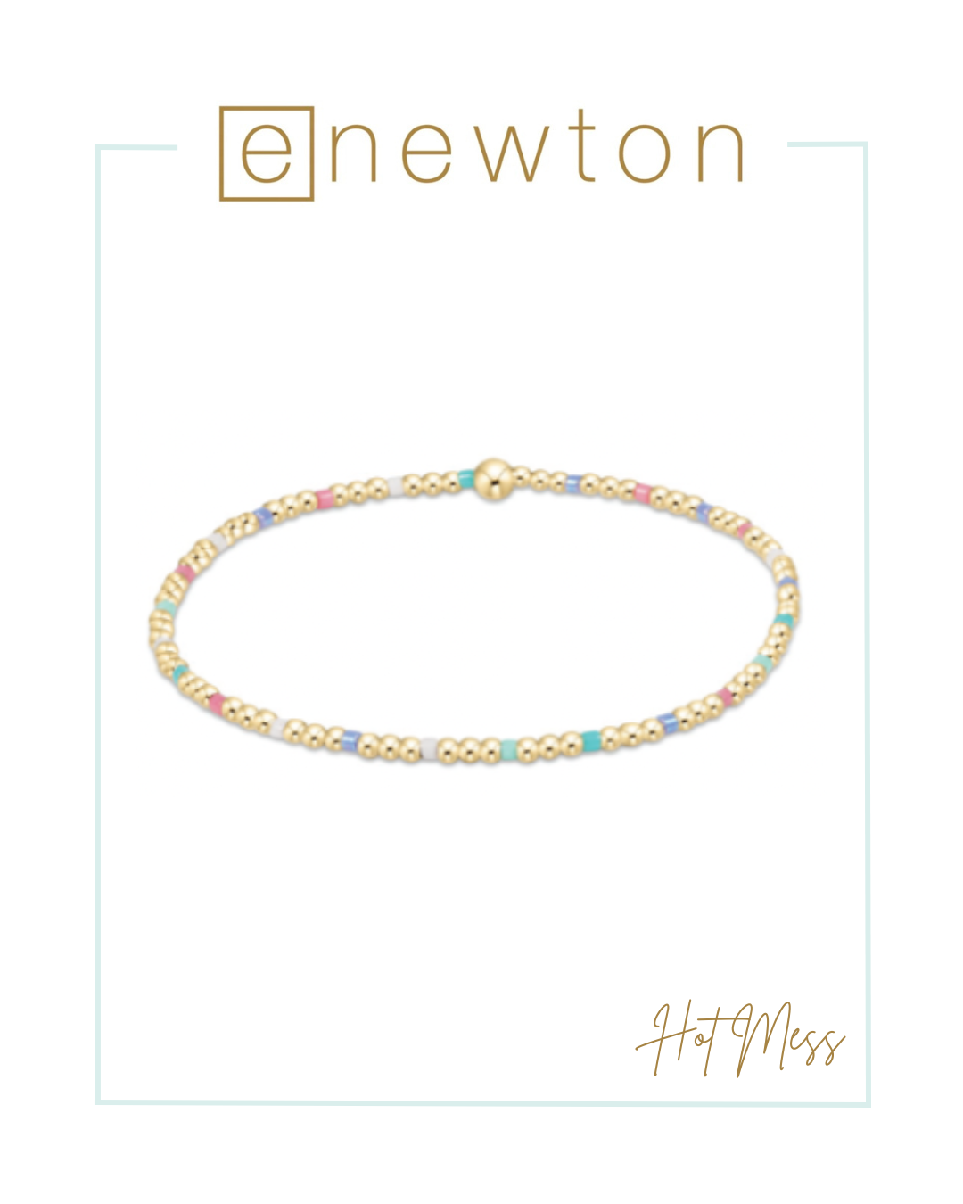 E Newton Hope Sincerity Pattern 2mm Bracelet-Bracelets-ENEWTON-The Village Shoppe, Women’s Fashion Boutique, Shop Online and In Store - Located in Muscle Shoals, AL.
