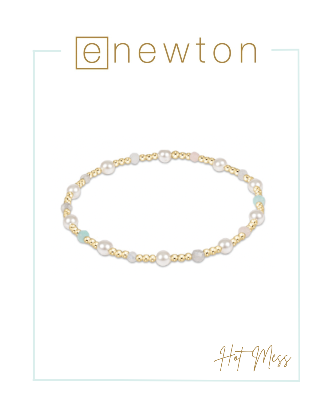 Enewton Pearl Sincerity Pattern 4mm Bead Bracelet - Gemstones-Bracelets-ENEWTON-The Village Shoppe, Women’s Fashion Boutique, Shop Online and In Store - Located in Muscle Shoals, AL.