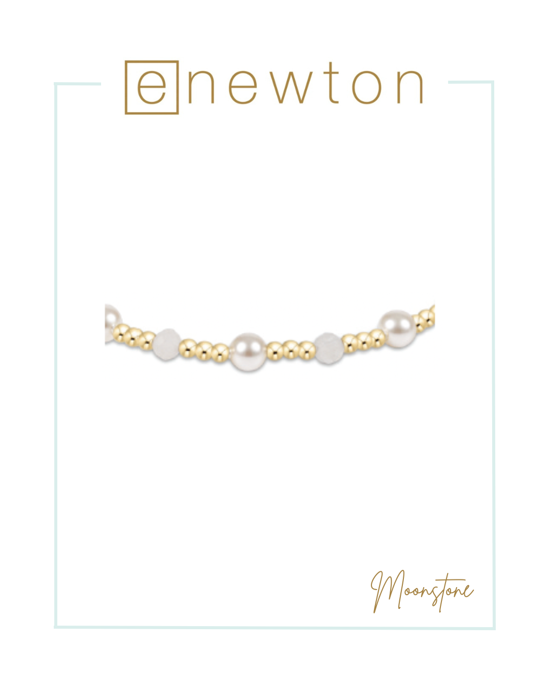 E Newton Pearl Sincerity Pattern 4mm Bead Bracelet - Gemstones-Bracelets-ENEWTON-The Village Shoppe, Women’s Fashion Boutique, Shop Online and In Store - Located in Muscle Shoals, AL.