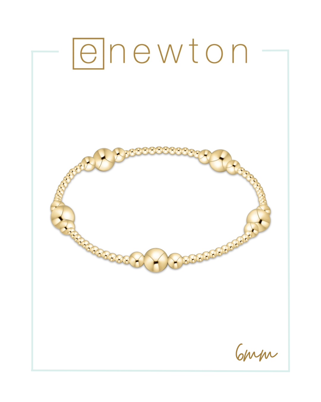 Enewton Purpose Pattern Bead Bracelet - Gold-Bracelets-ENEWTON-The Village Shoppe, Women’s Fashion Boutique, Shop Online and In Store - Located in Muscle Shoals, AL.