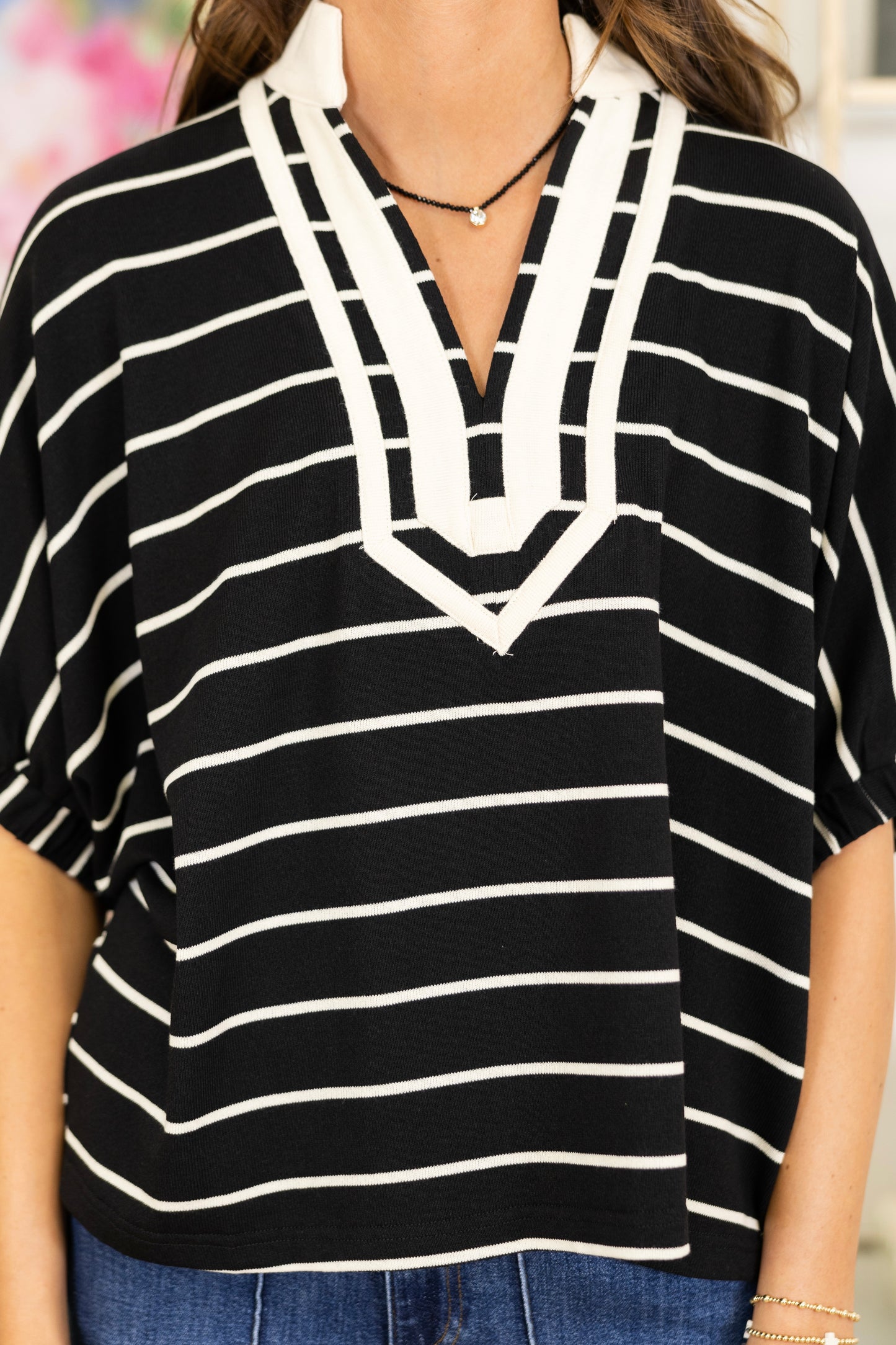 The Dawn Top-Short Sleeves-Entro-The Village Shoppe, Women’s Fashion Boutique, Shop Online and In Store - Located in Muscle Shoals, AL.