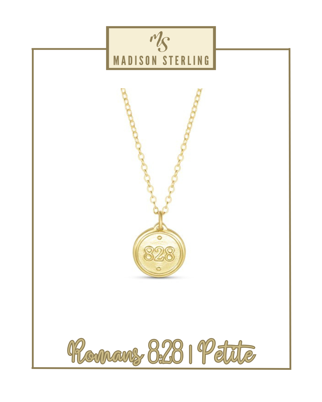 Scripture Necklace | Madison Sterling-Necklaces-Madison Sterling-The Village Shoppe, Women’s Fashion Boutique, Shop Online and In Store - Located in Muscle Shoals, AL.