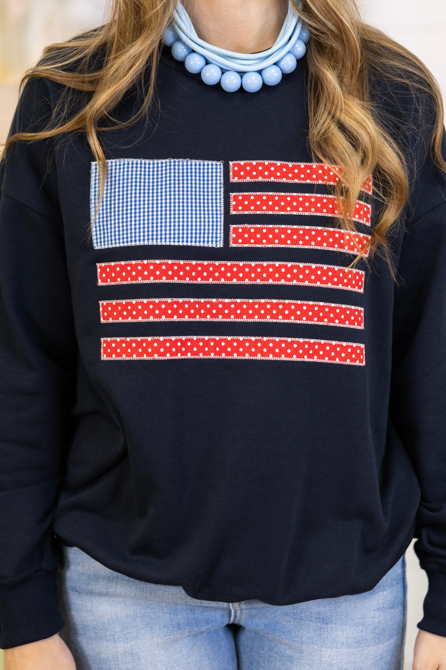 Born for July Sweatshirt-Sweatshirt-Le Lis-The Village Shoppe, Women’s Fashion Boutique, Shop Online and In Store - Located in Muscle Shoals, AL.