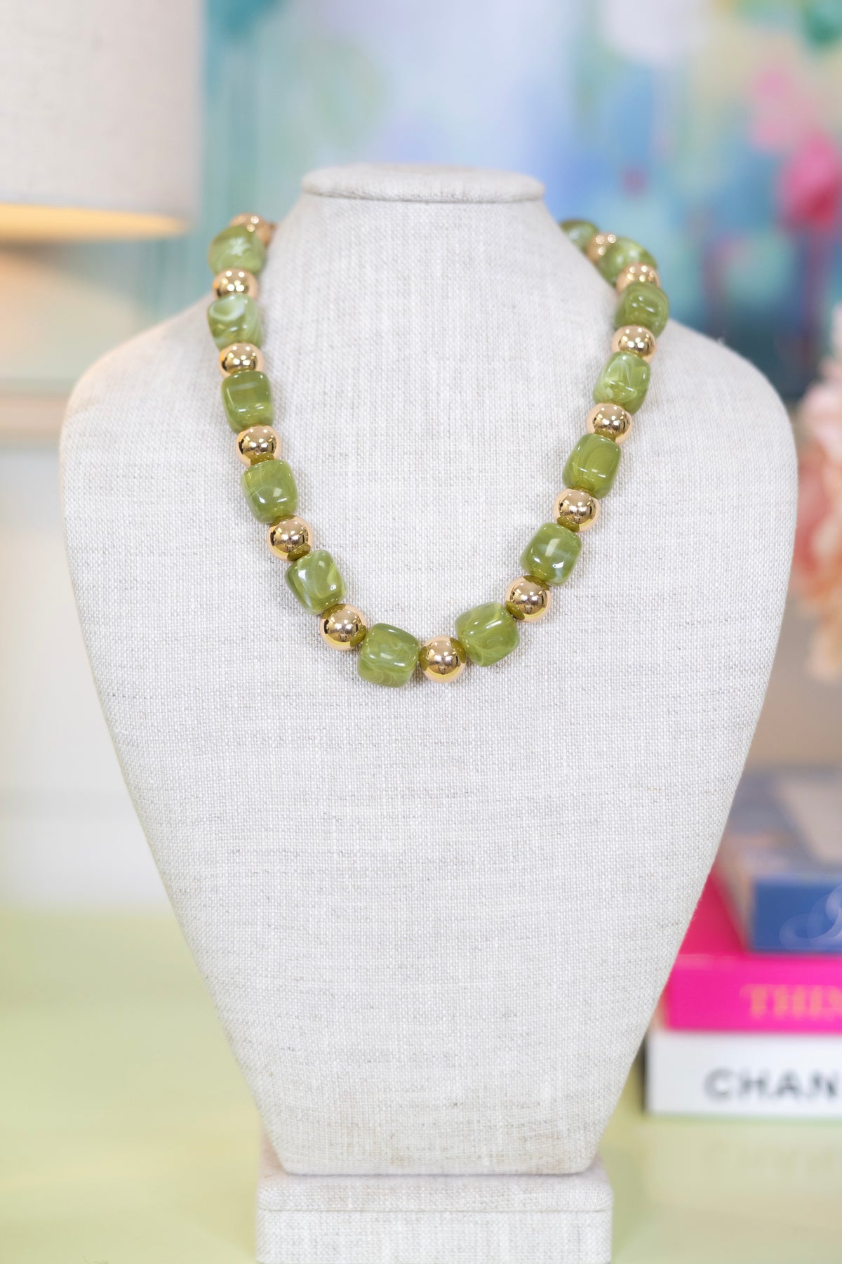 Sugar and Spice Beaded Necklace-Necklaces-Golden Stella-The Village Shoppe, Women’s Fashion Boutique, Shop Online and In Store - Located in Muscle Shoals, AL.