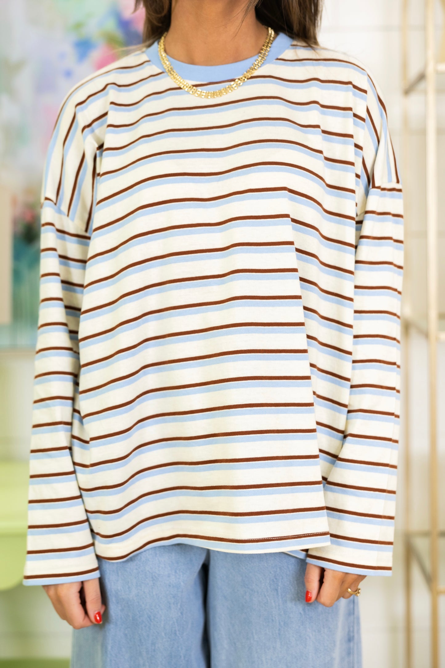 The Kirsten Top-Long Sleeves-Wishlist-The Village Shoppe, Women’s Fashion Boutique, Shop Online and In Store - Located in Muscle Shoals, AL.