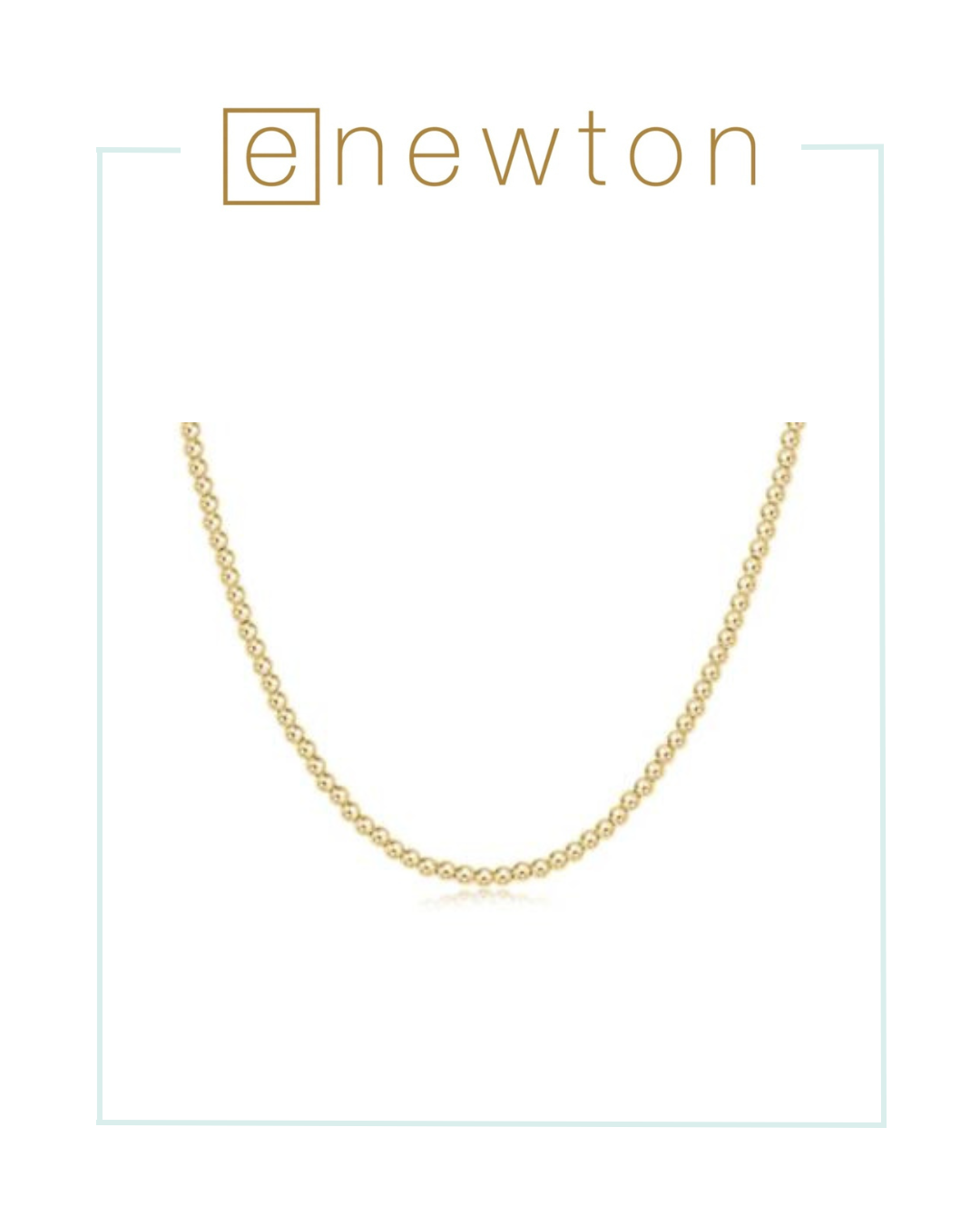 E Newton Classic Gold Choker-Necklaces-ENEWTON-The Village Shoppe, Women’s Fashion Boutique, Shop Online and In Store - Located in Muscle Shoals, AL.