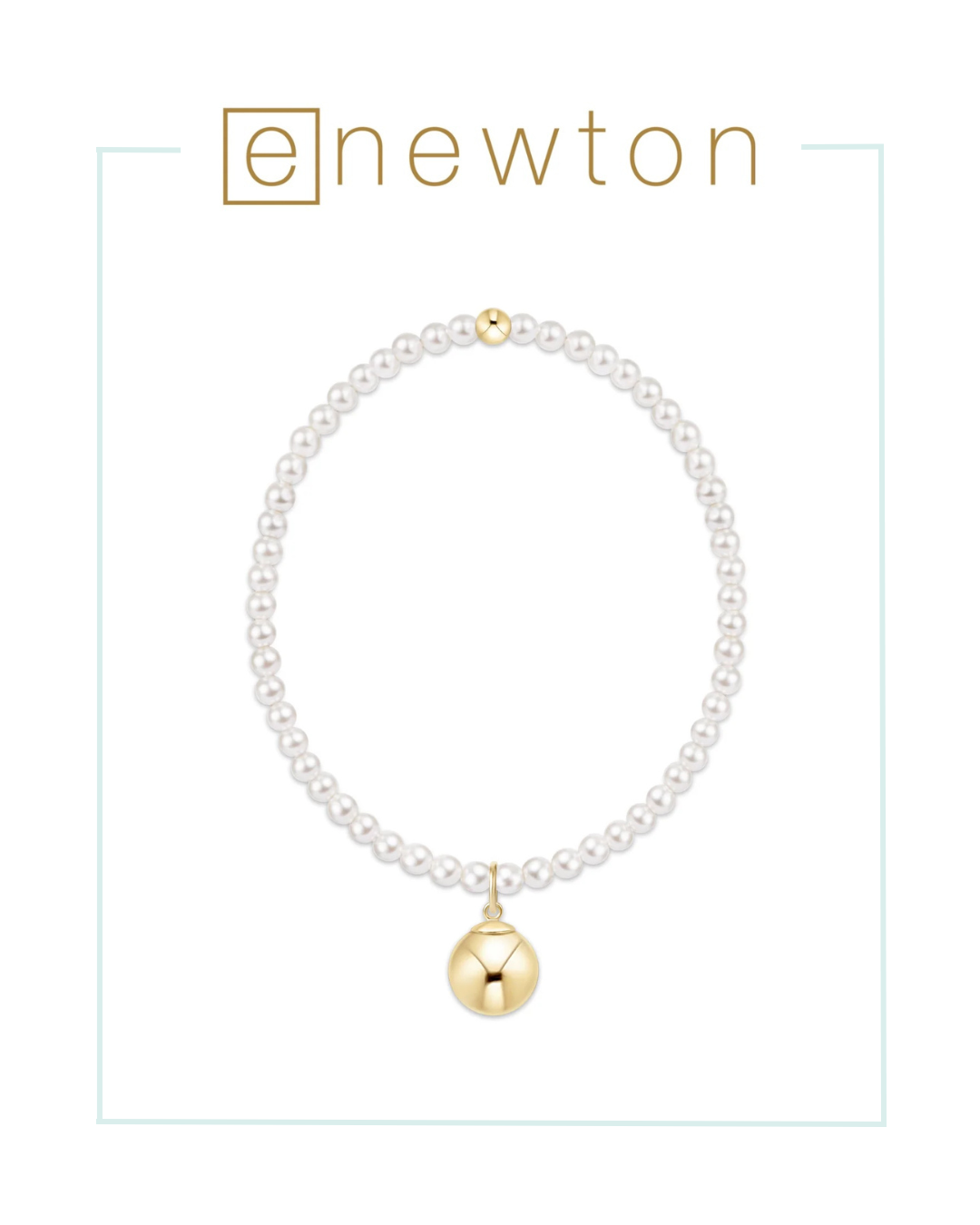 Enewton Classic Pearl 3mm Bracelet - Classic Gold 10mm Charm-Bracelets-ENEWTON-The Village Shoppe, Women’s Fashion Boutique, Shop Online and In Store - Located in Muscle Shoals, AL.
