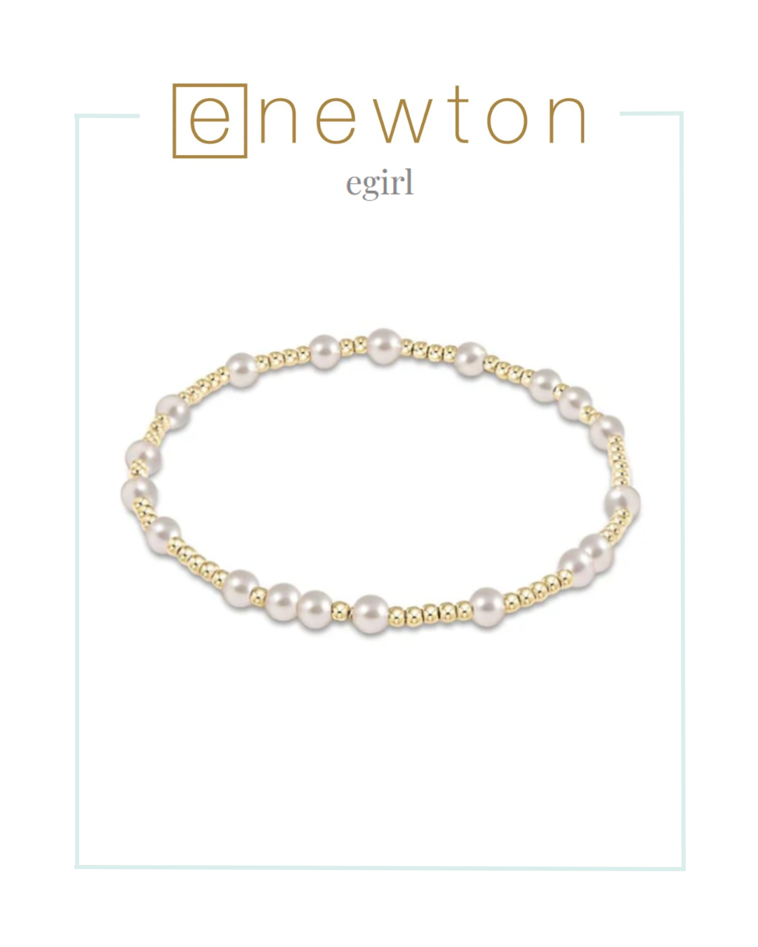 E Newton | EGirl | Hope Unwritten 4mm Bead Bracelet - Pearl-Bracelets-ENEWTON-The Village Shoppe, Women’s Fashion Boutique, Shop Online and In Store - Located in Muscle Shoals, AL.