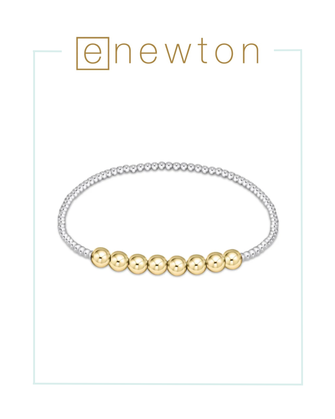 E Newton Classic Beaded Bliss Bead Bracelet - Mixed Metal-Bracelets-ENEWTON-The Village Shoppe, Women’s Fashion Boutique, Shop Online and In Store - Located in Muscle Shoals, AL.
