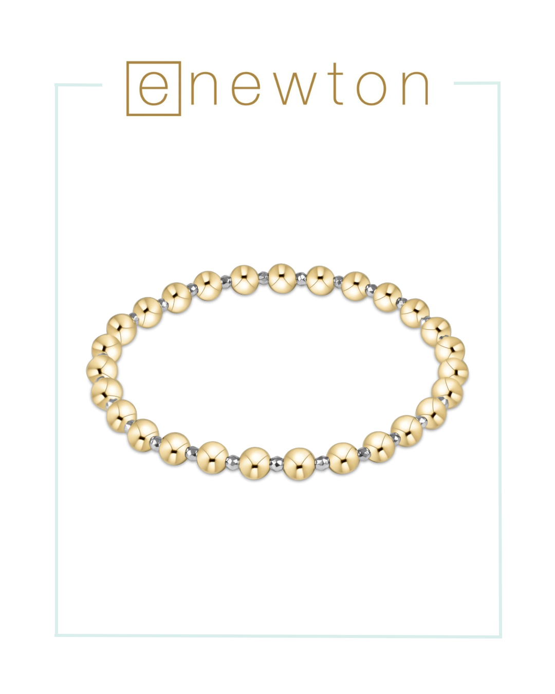 E Newton Bright Silver Faceted Hematite Grateful Pattern Bead Bracelet-Bracelets-ENEWTON-The Village Shoppe, Women’s Fashion Boutique, Shop Online and In Store - Located in Muscle Shoals, AL.