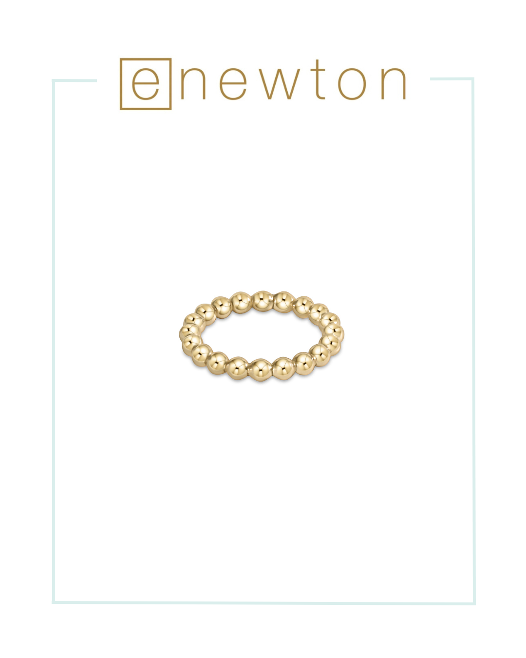 Enewton Classic Gold 3mm Bead Ring-Ring-ENEWTON-The Village Shoppe, Women’s Fashion Boutique, Shop Online and In Store - Located in Muscle Shoals, AL.