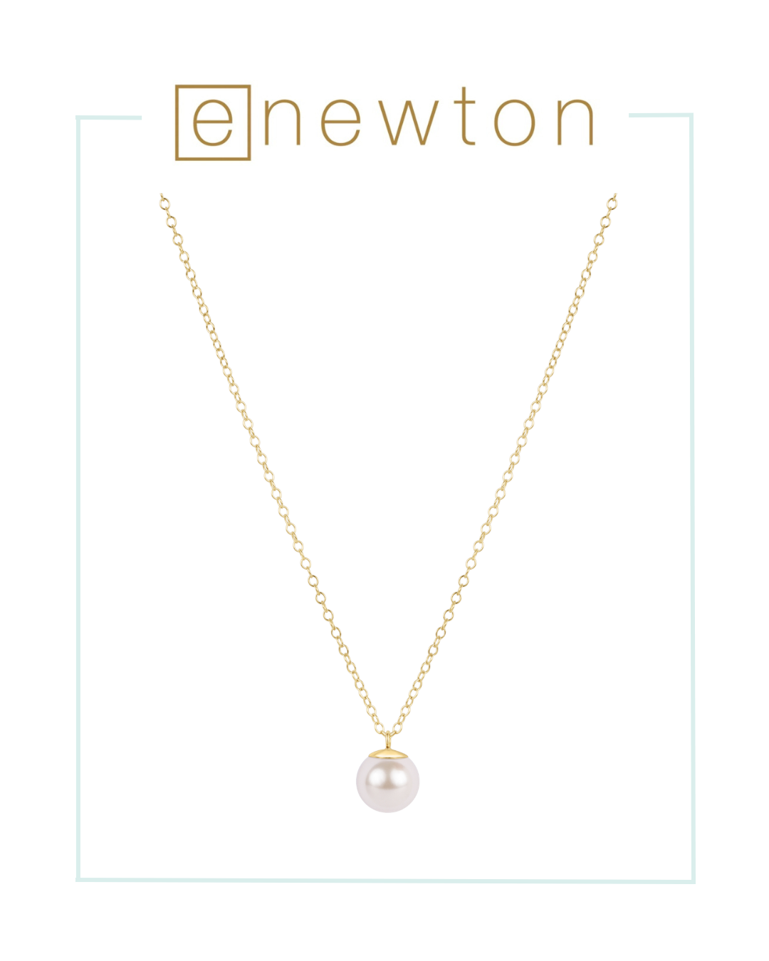 Enewton 16" Necklace Gold - Classic Pearl 10mm Charm-Necklaces-ENEWTON-The Village Shoppe, Women’s Fashion Boutique, Shop Online and In Store - Located in Muscle Shoals, AL.