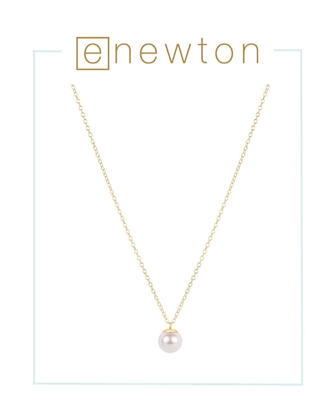 Enewton 16" Necklace Gold - Classic Pearl 8mm Charm-Necklaces-ENEWTON-The Village Shoppe, Women’s Fashion Boutique, Shop Online and In Store - Located in Muscle Shoals, AL.