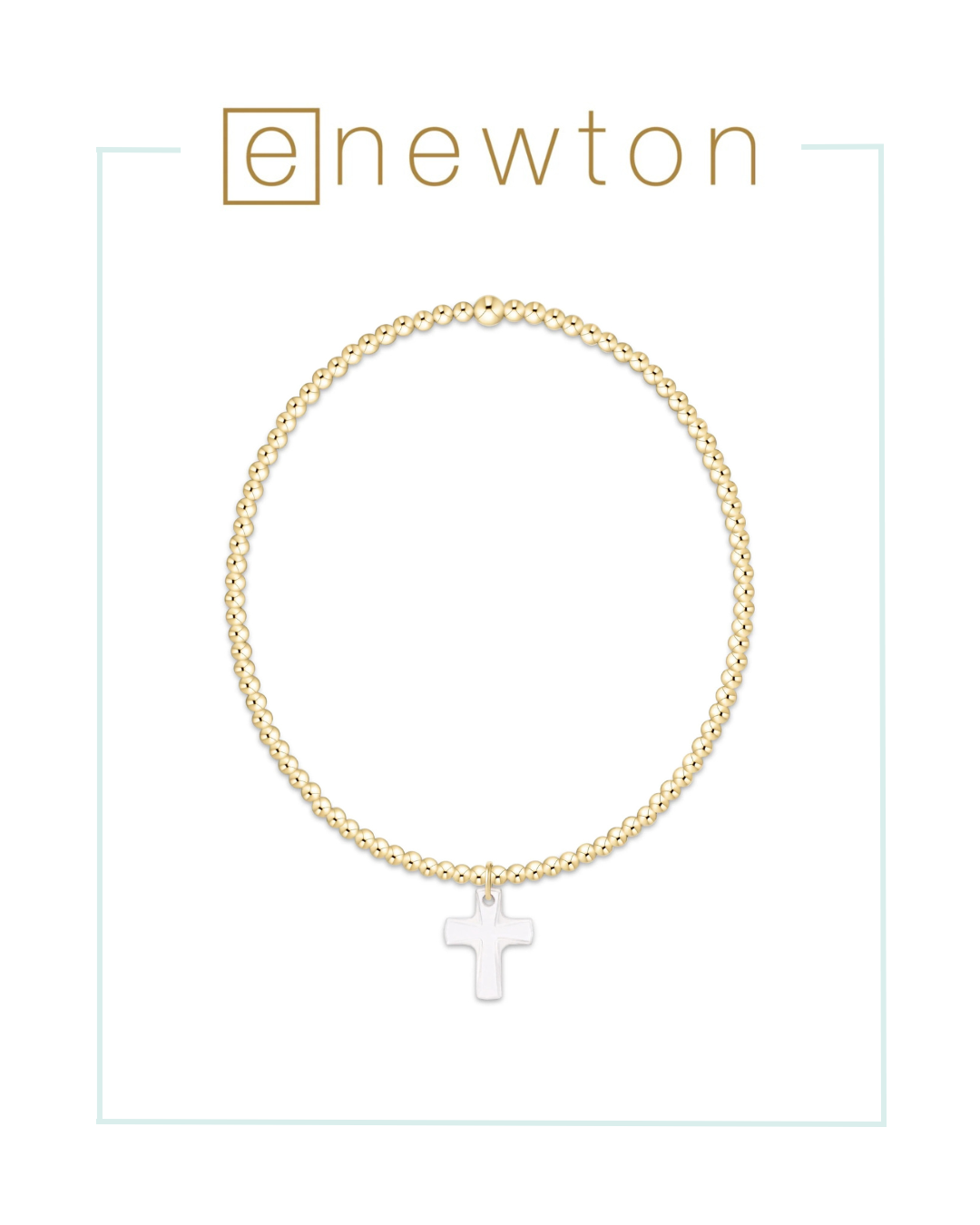 Enewton Classic Gold 2mm Bracelet - Blessed Crystal Charm-Bracelets-ENEWTON-The Village Shoppe, Women’s Fashion Boutique, Shop Online and In Store - Located in Muscle Shoals, AL.