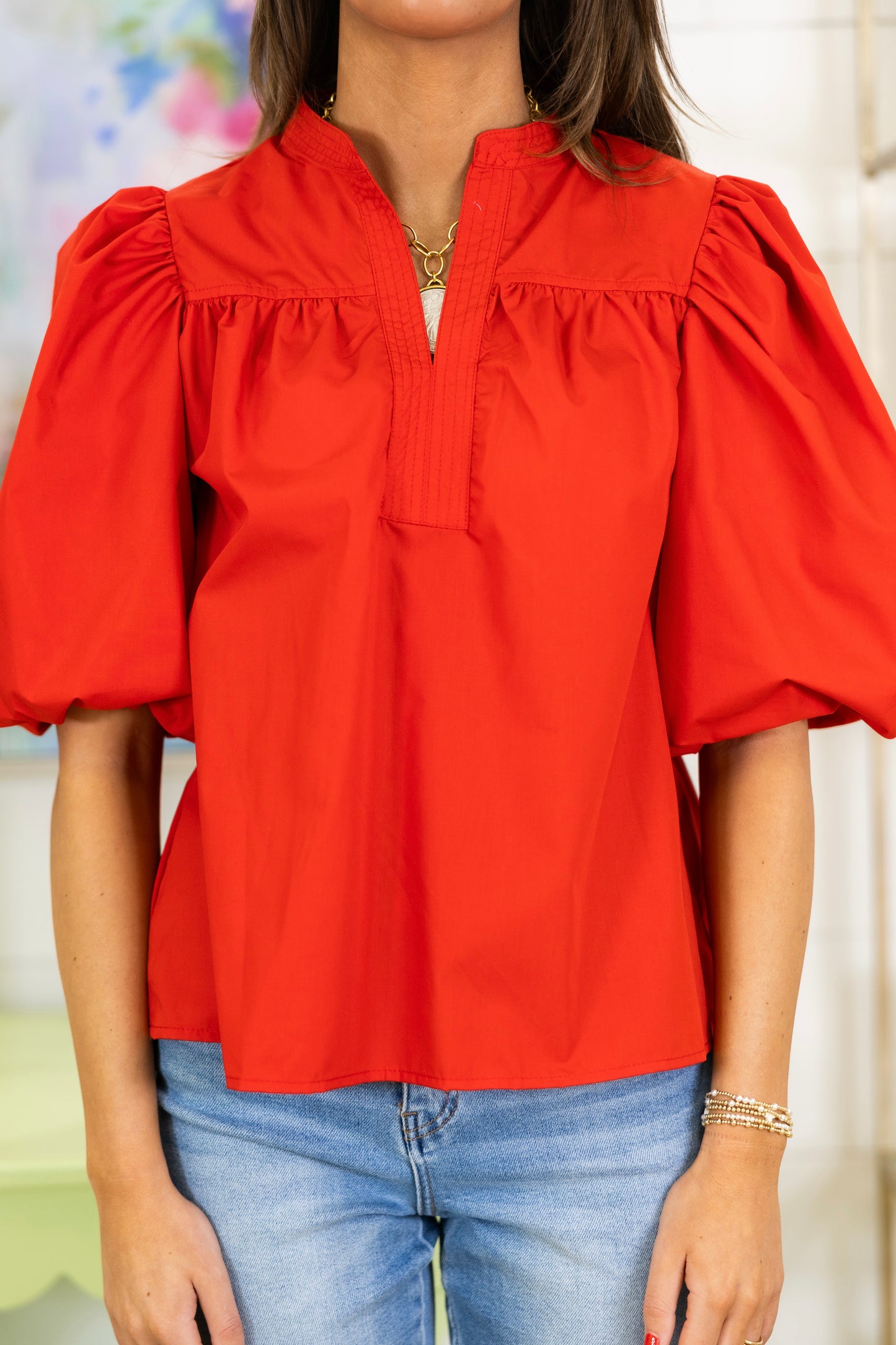 The Emmy Top-Short Sleeves-Glam-The Village Shoppe, Women’s Fashion Boutique, Shop Online and In Store - Located in Muscle Shoals, AL.