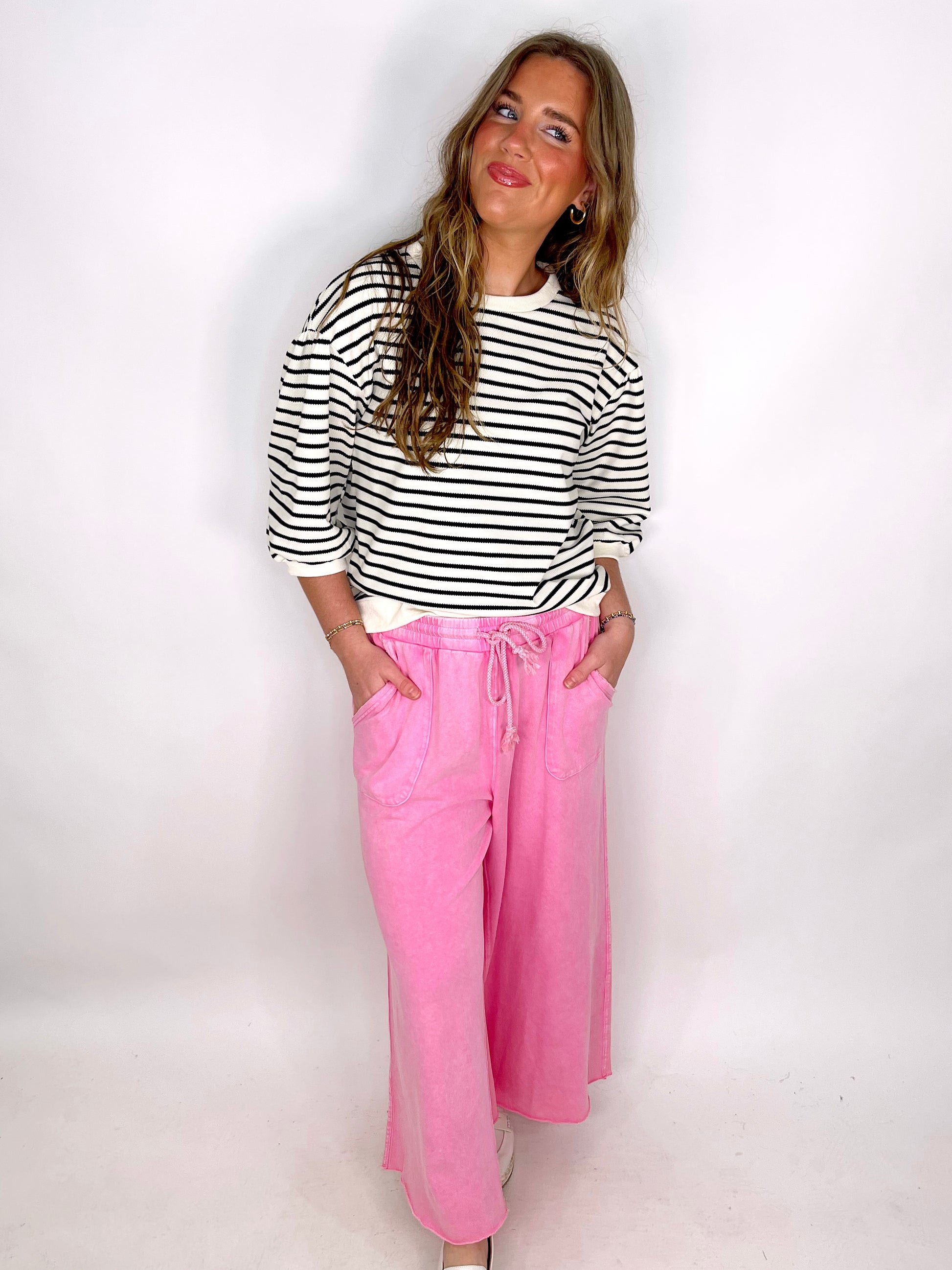 The Leslie Bottoms-Lounge Pants-Easel-The Village Shoppe, Women’s Fashion Boutique, Shop Online and In Store - Located in Muscle Shoals, AL.