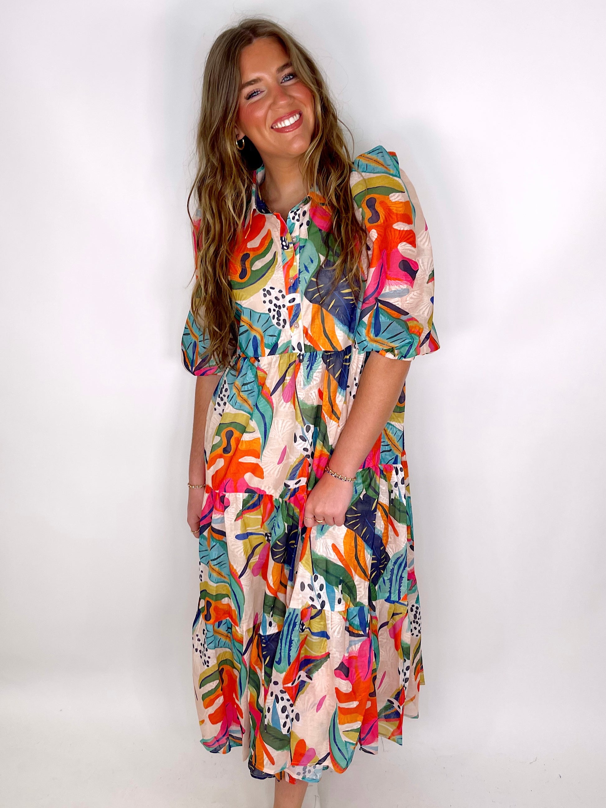 The Brandie Midi Dress-Midi Dress-tcec-The Village Shoppe, Women’s Fashion Boutique, Shop Online and In Store - Located in Muscle Shoals, AL.