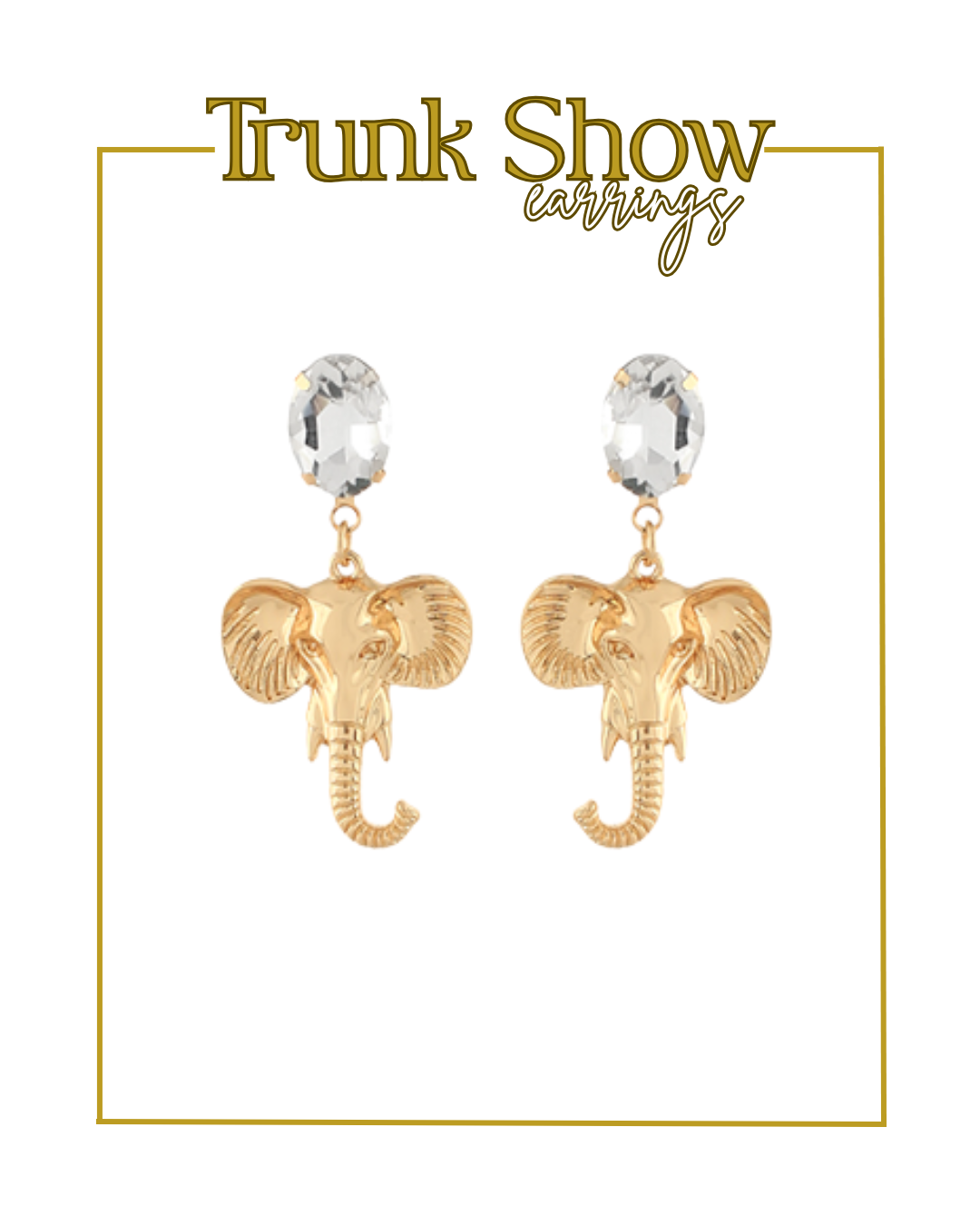 Trunk Show Earrings-Earrings-Golden Stella-The Village Shoppe, Women’s Fashion Boutique, Shop Online and In Store - Located in Muscle Shoals, AL.