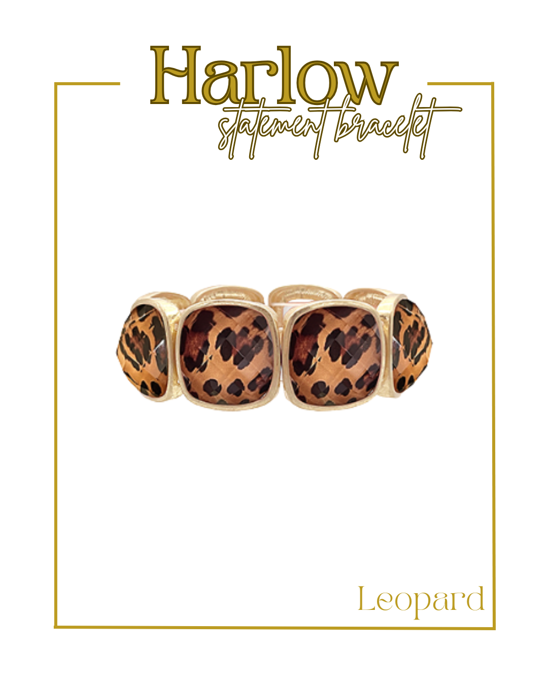 Harlow Statement Bracelet-Bracelets-Golden Stella-The Village Shoppe, Women’s Fashion Boutique, Shop Online and In Store - Located in Muscle Shoals, AL.