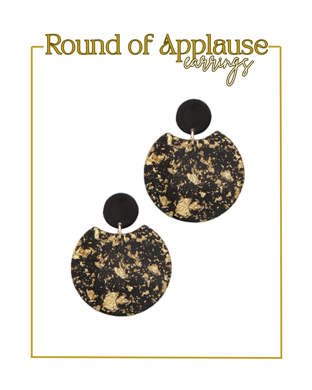 Round of Applause Earrings-Earrings-Golden Stella-The Village Shoppe, Women’s Fashion Boutique, Shop Online and In Store - Located in Muscle Shoals, AL.