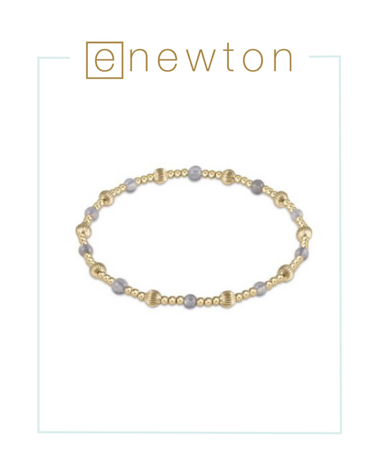 E Newton Dignity Sincerity Pattern 4mm Bead Bracelet - Labradorite-Bracelets-ENEWTON-The Village Shoppe, Women’s Fashion Boutique, Shop Online and In Store - Located in Muscle Shoals, AL.