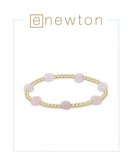 E Newton Admire Gold 3mm Bead Bracelet - Pink Opal-Bracelets-ENEWTON-The Village Shoppe, Women’s Fashion Boutique, Shop Online and In Store - Located in Muscle Shoals, AL.