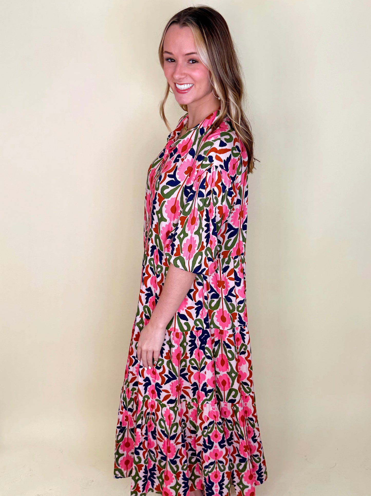 The Razzy Midi Dress | Uncle Frank-Midi Dress-Uncle Frank-The Village Shoppe, Women’s Fashion Boutique, Shop Online and In Store - Located in Muscle Shoals, AL.