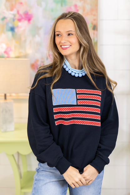 Born for July Sweatshirt-Sweatshirt-Le Lis-The Village Shoppe, Women’s Fashion Boutique, Shop Online and In Store - Located in Muscle Shoals, AL.