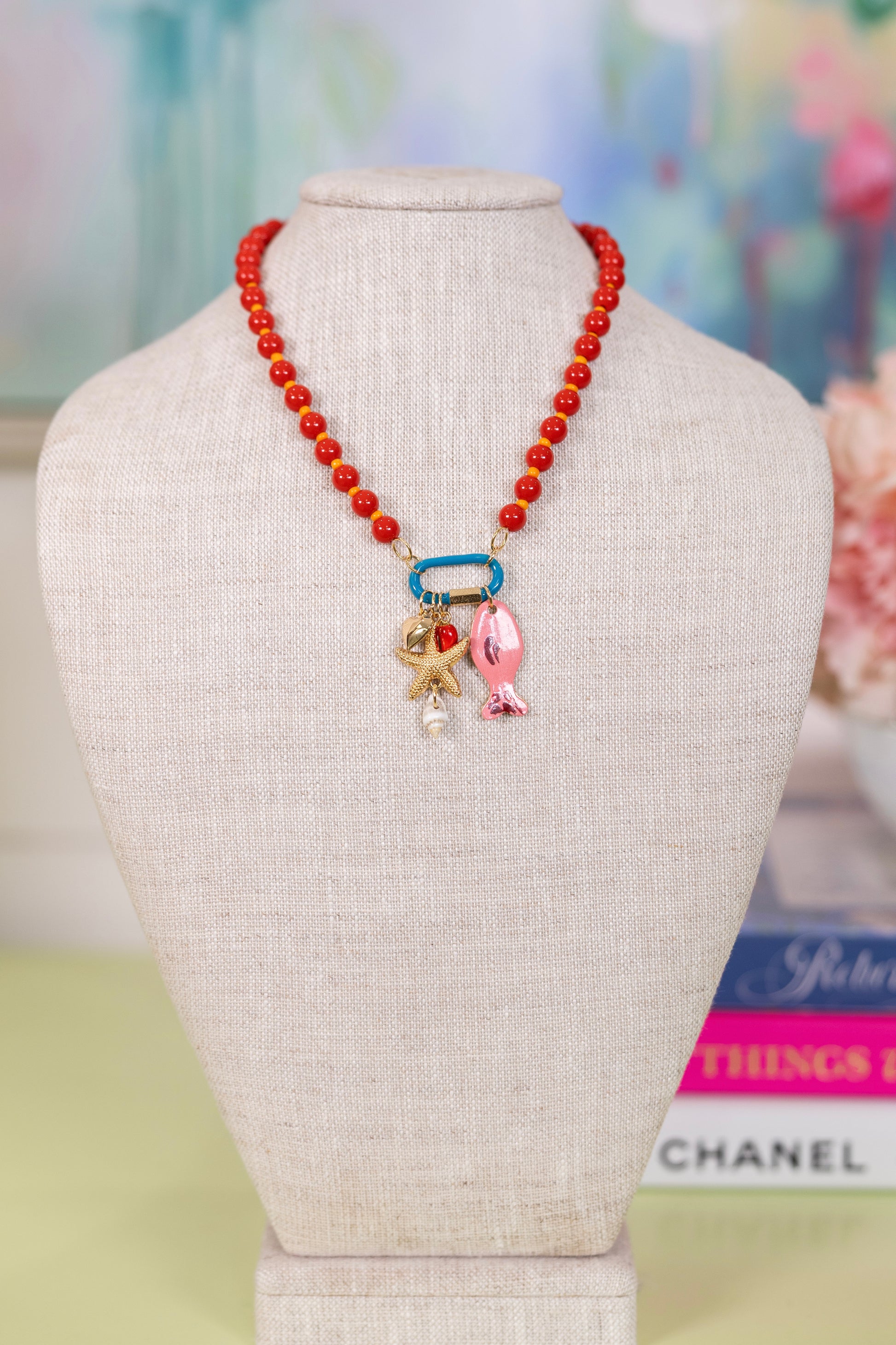 Comes in Waves Charm Necklace | Hart Designs-Necklaces-Hart Designs-The Village Shoppe, Women’s Fashion Boutique, Shop Online and In Store - Located in Muscle Shoals, AL.