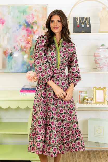 The Jude Midi Dress-Midi Dress-Umgee-The Village Shoppe, Women’s Fashion Boutique, Shop Online and In Store - Located in Muscle Shoals, AL.