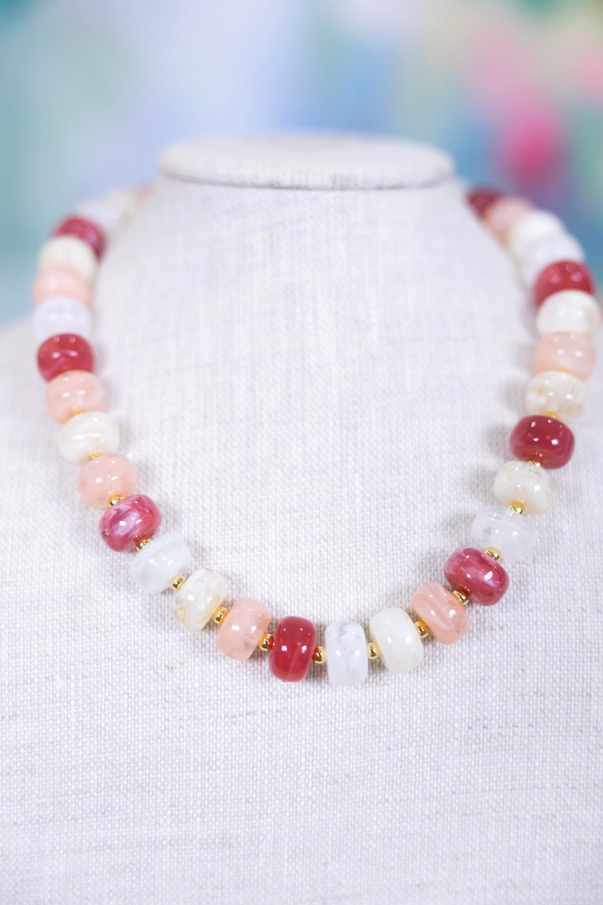 Sprinkles On Top Necklace-Necklaces-Hart Designs-The Village Shoppe, Women’s Fashion Boutique, Shop Online and In Store - Located in Muscle Shoals, AL.
