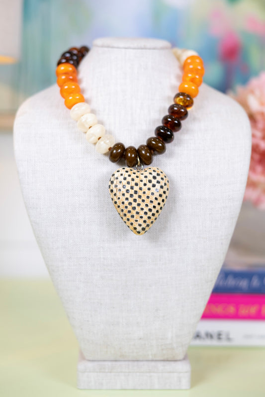 Checks All the Boxes Pendant Necklace