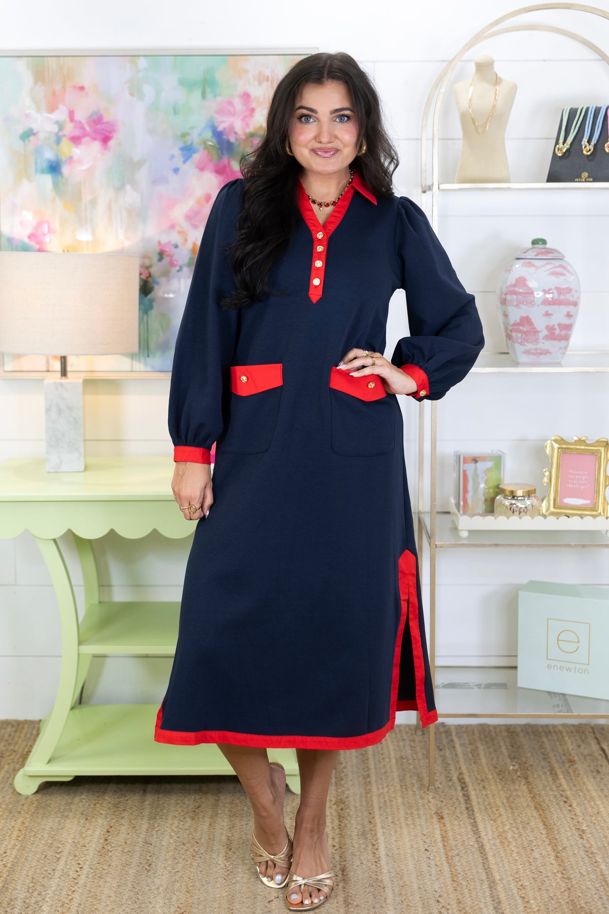 The Whitlock Midi Dress-Midi Dress-Jodifl-The Village Shoppe, Women’s Fashion Boutique, Shop Online and In Store - Located in Muscle Shoals, AL.