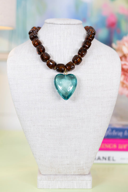 Heart Strings Pendant Necklace - Medium-Necklaces-Hart Designs-The Village Shoppe, Women’s Fashion Boutique, Shop Online and In Store - Located in Muscle Shoals, AL.