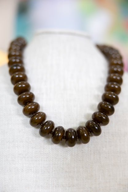 Sea Glass Beaded Necklace-Necklaces-Hart Designs-The Village Shoppe, Women’s Fashion Boutique, Shop Online and In Store - Located in Muscle Shoals, AL.