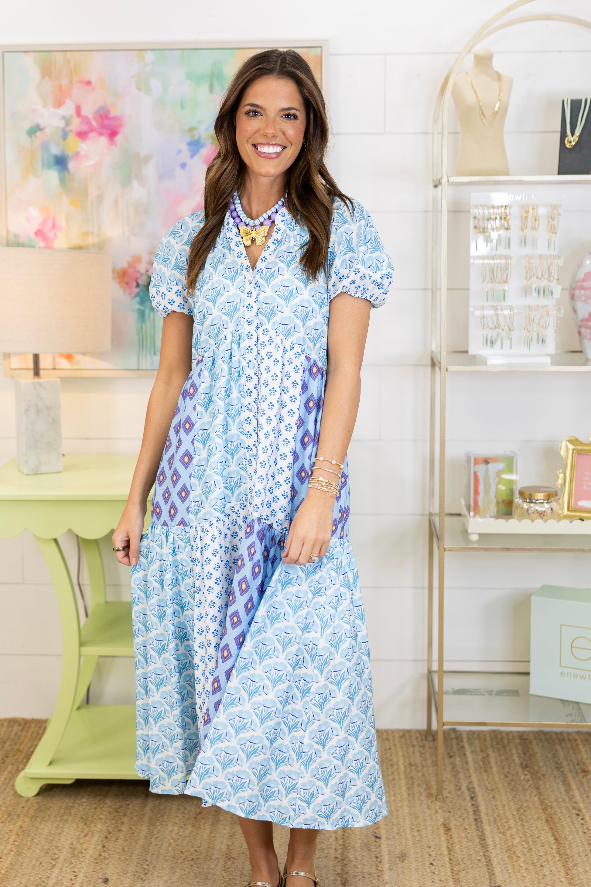 The Dylan Midi Dress-Midi Dress-GiGiO-The Village Shoppe, Women’s Fashion Boutique, Shop Online and In Store - Located in Muscle Shoals, AL.
