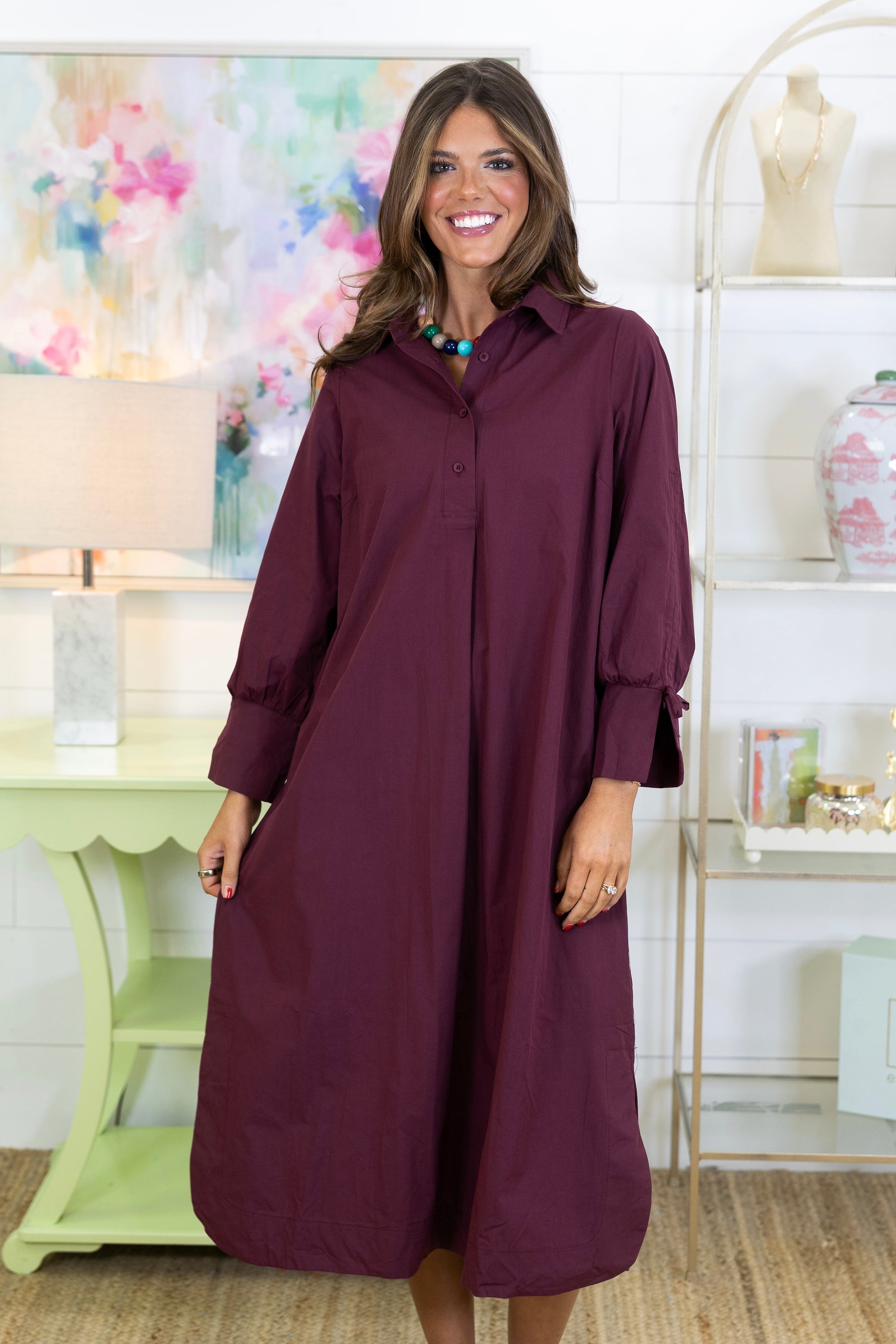 The Braxton Midi Dress-Midi Dress-Umgee-The Village Shoppe, Women’s Fashion Boutique, Shop Online and In Store - Located in Muscle Shoals, AL.