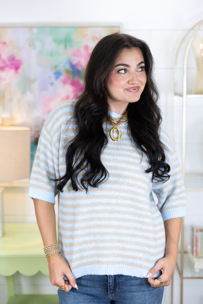 The Stormi Striped Sweater