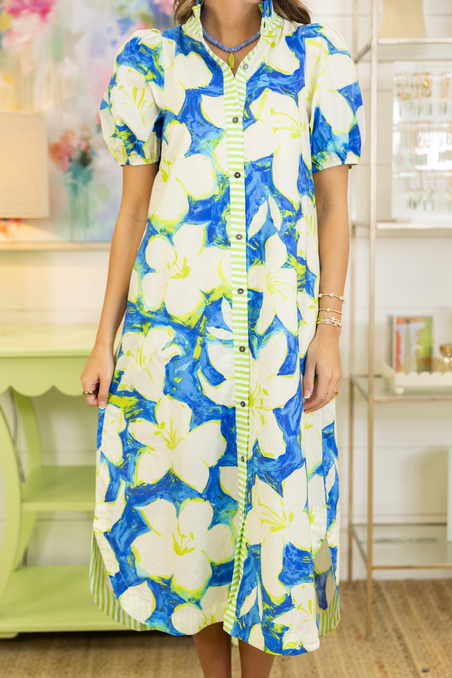 Tropic Like It's Hot Midi Dress-Midi Dress-Entro-The Village Shoppe, Women’s Fashion Boutique, Shop Online and In Store - Located in Muscle Shoals, AL.